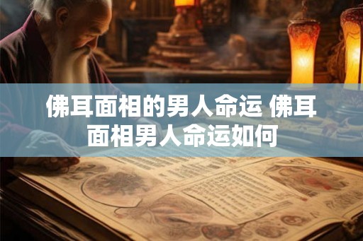佛耳面相的男人命运 佛耳面相男人命运如何