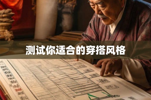 测试你适合的穿搭风格