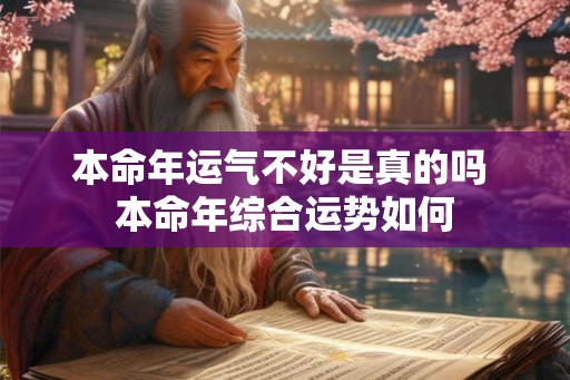 本命年运气不好是真的吗 本命年综合运势如何