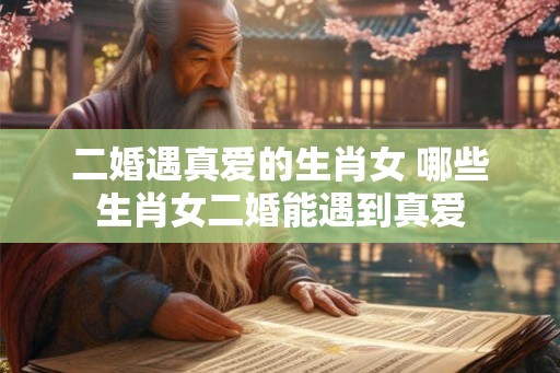 二婚遇真爱的生肖女 哪些生肖女二婚能遇到真爱