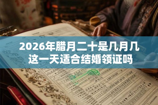 2026年腊月二十是几月几 这一天适合结婚领证吗