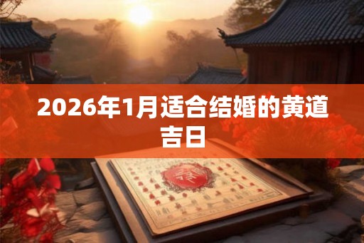 2026年1月适合结婚的黄道吉日