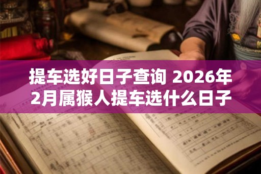 提车选好日子查询 2026年2月属猴人提车选什么日子最吉利