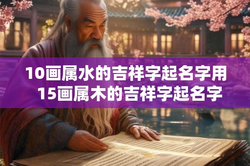 10画属水的吉祥字起名字用  15画属木的吉祥字起名字用