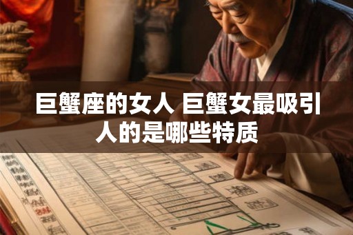 巨蟹座的女人 巨蟹女最吸引人的是哪些特质 巨蟹座的女人 巨蟹女最吸引人的是哪些特质