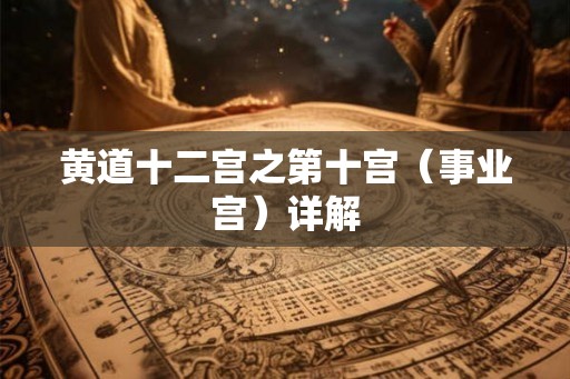 黄道十二宫之第十宫（事业宫）详解
