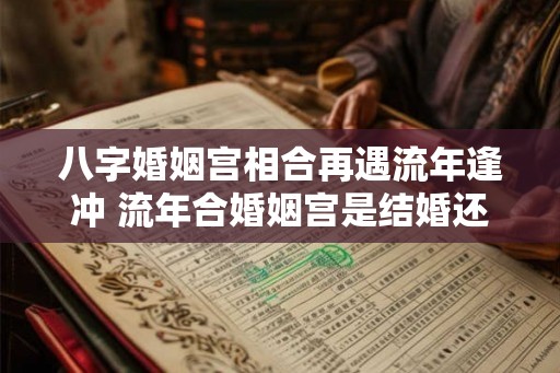 八字婚姻宫相合再遇流年逢冲 流年合婚姻宫是结婚还是遇见正缘