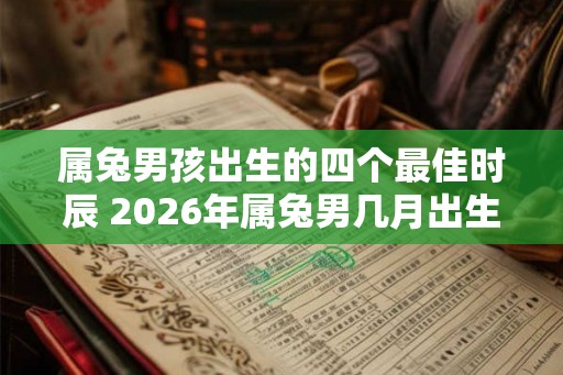 属兔男孩出生的四个最佳时辰 2026年属兔男几月出生最好命
