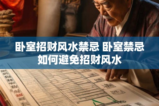 卧室招财风水禁忌 卧室禁忌如何避免招财风水