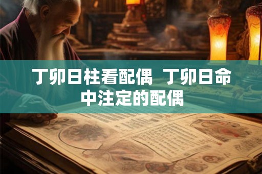 丁卯日柱看配偶 丁卯日命中注定的配偶 丁卯日柱看配偶 丁卯日命中注定的配偶