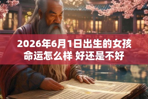 2026年6月1日出生的女孩命运怎么样 好还是不好