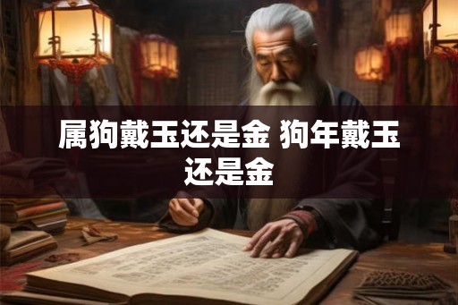属狗戴玉还是金 狗年戴玉还是金