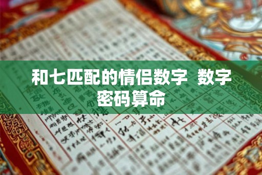 和七匹配的情侣数字 数字密码算命 和七匹配的情侣数字 数字密码算命