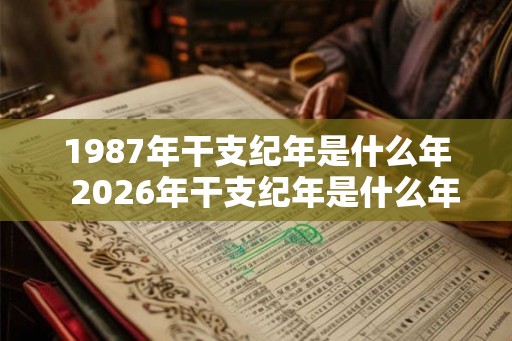 1987年干支纪年是什么年  2026年干支纪年是什么年