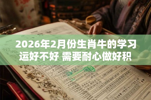 2026年2月份生肖牛的学习运好不好 需要耐心做好积累 2026年2月份生肖牛的学习运好不好 需要耐心做好积累