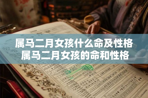 属马二月女孩什么命及性格 属马二月女孩的命和性格