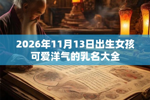 2026年11月13日出生女孩可爱洋气的乳名大全 2026年11月13日出生女孩可爱洋气的乳名大全