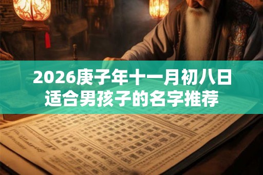 2026庚子年十一月初八日适合男孩子的名字推荐