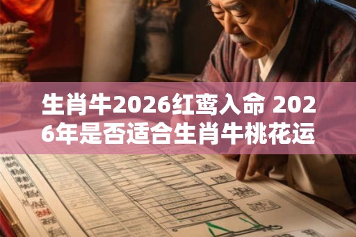 生肖牛2026红鸾入命 2026年是否适合生肖牛桃花运