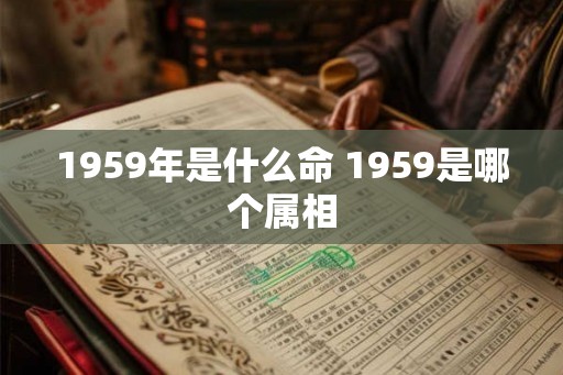 1959年是什么命 1959是哪个属相 1959年是什么命 1959是哪个属相