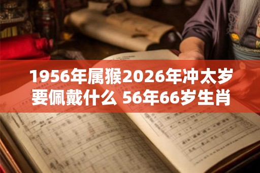1956年属猴2026年冲太岁要佩戴什么 56年66岁生肖猴犯太岁怎么化解