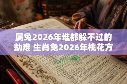 属兔2026年谁都躲不过的劫难 生肖兔2026年桃花方位