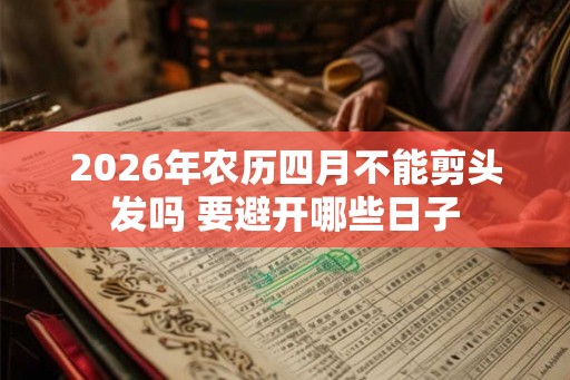 2026年农历四月不能剪头发吗 要避开哪些日子