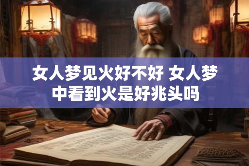 女人梦见火好不好 女人梦中看到火是好兆头吗