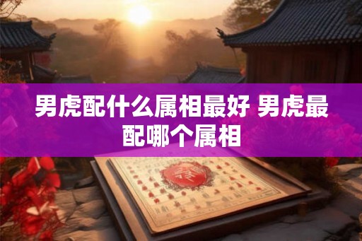 男虎配什么属相最好 男虎最配哪个属相