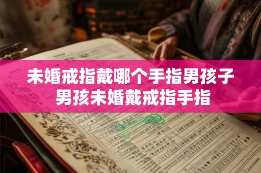 未婚戒指戴哪个手指男孩子 男孩未婚戴戒指手指
