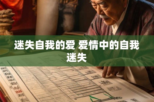 迷失自我的爱 爱情中的自我迷失