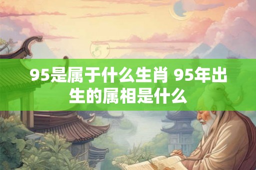 95是属于什么生肖 95年出生的属相是什么