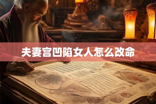 夫妻宫凹陷女人怎么改命