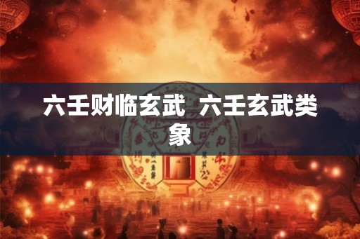 六壬财临玄武 六壬玄武类象 六壬财临玄武 六壬玄武类象