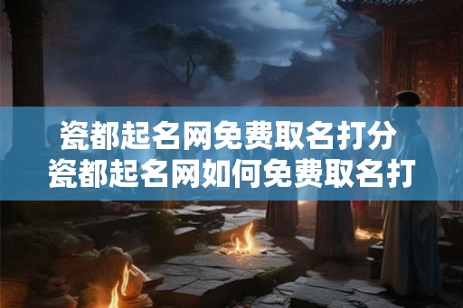 瓷都起名网免费取名打分 瓷都起名网如何免费取名打分 瓷都起名网免费取名打分 瓷都起名网如何免费取名打分