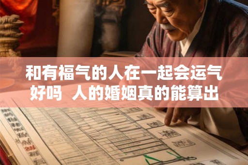 和有福气的人在一起会运气好吗  人的婚姻真的能算出来吗