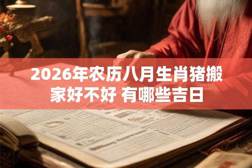 2026年农历八月生肖猪搬家好不好 有哪些吉日 2026年农历八月生肖猪搬家好不好 有哪些吉日