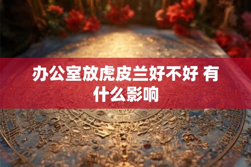 办公室放虎皮兰好不好 有什么影响