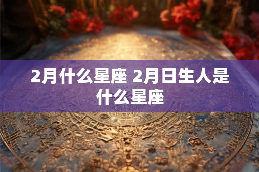 2月什么星座 2月日生人是什么星座 2月什么星座 2月日生人是什么星座
