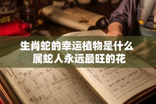 生肖蛇的幸运植物是什么  属蛇人永远最旺的花