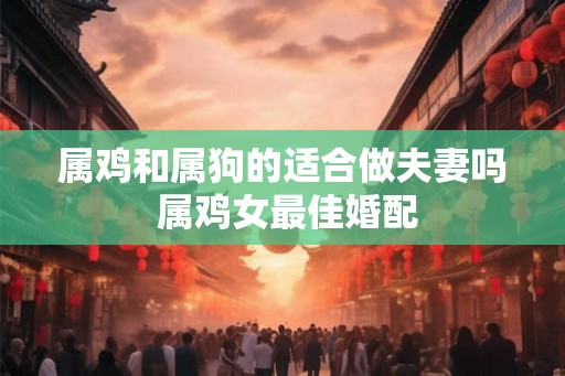属鸡和属狗的适合做夫妻吗 属鸡女最佳婚配 属鸡和属狗的适合做夫妻吗 属鸡女最佳婚配