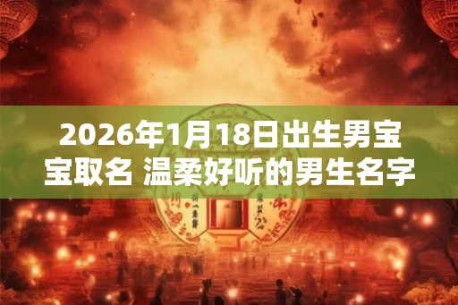 2026年1月18日出生男宝宝取名 温柔好听的男生名字