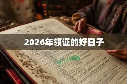 2026年领证的好日子 2026年领证的好日子