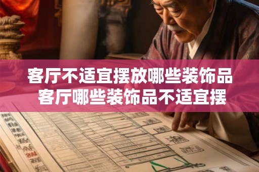 客厅不适宜摆放哪些装饰品 客厅哪些装饰品不适宜摆放
