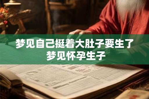 梦见自己挺着大肚子要生了 梦见怀孕生子 梦见自己挺着大肚子要生了 梦见怀孕生子
