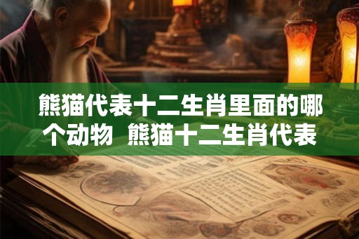 熊猫代表十二生肖里面的哪个动物  熊猫十二生肖代表什么