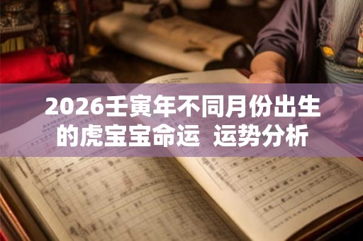 2026壬寅年不同月份出生的虎宝宝命运  运势分析