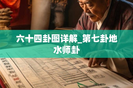 六十四卦图详解_第七卦地水师卦 六十四卦图详解_第七卦地水师卦