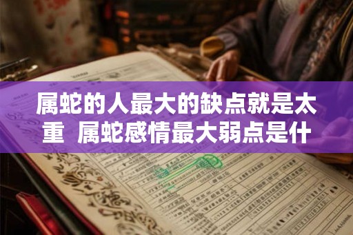 属蛇的人最大的缺点就是太重  属蛇感情最大弱点是什么