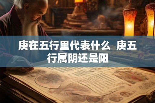 庚在五行里代表什么 庚五行属阴还是阳 庚在五行里代表什么 庚五行属阴还是阳